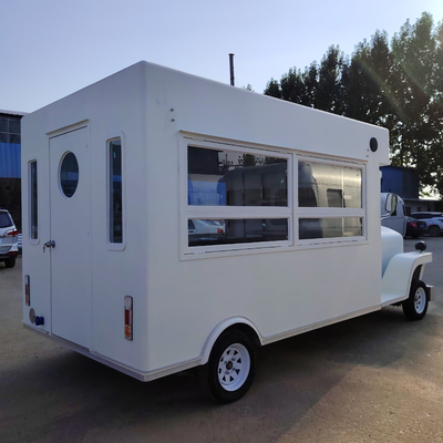 Mobile Electric Fast Food Snack Catering Gelato Caffè Truck Trailer Boutique 1500kg