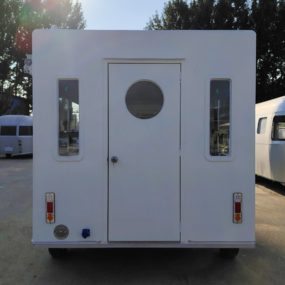 Mobile Electric Fast Food Snack Catering Gelato Caffè Truck Trailer Boutique 1500kg