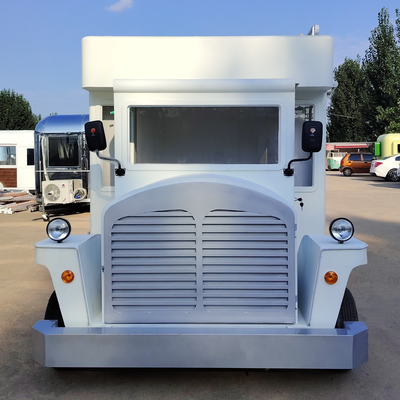 Mobile Electric Fast Food Snack Catering Gelato Caffè Truck Trailer Boutique 1500kg