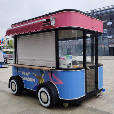 3.0kw elettrico mobile fast food snack bevande gelato catering rimorchio camion carrello chiosco