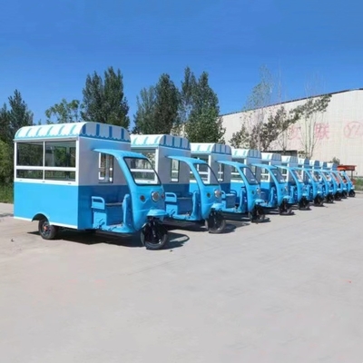 Multipurpose Mobile Electric Fast Food Snack Tricycle con 3 ruote stradali 40km/h velocità