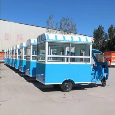 Multipurpose Mobile Electric Fast Food Snack Tricycle con 3 ruote stradali 40km/h velocità