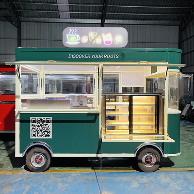 Combinazione di pollo fritto e cola per camion elettrico mobile in olio da cucina
