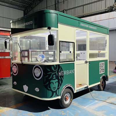 Combinazione di pollo fritto e cola per camion elettrico mobile in olio da cucina