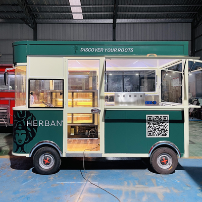 Combinazione di pollo fritto e cola per camion elettrico mobile in olio da cucina