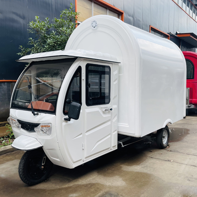 2023 Pedicab multiuso mobile elettrico fast food snack triciclo per negozi al dettaglio