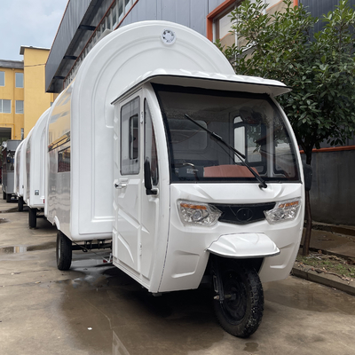 2023 Pedicab multiuso mobile elettrico fast food snack triciclo per negozi al dettaglio