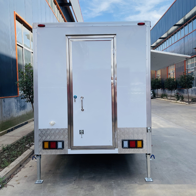 Multipurpose Mobile Square Style Fast Food Snack Alcol Bevande Bevande Gelati Trailer