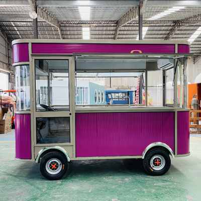 Camionetto elettrico per bevande a base di pollo fritto, gelato, latte, tè, cibo