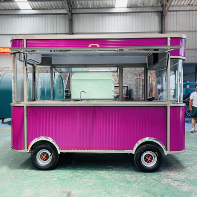 Camionetto elettrico per bevande a base di pollo fritto, gelato, latte, tè, cibo