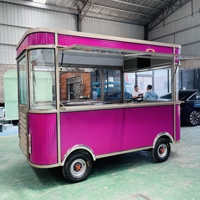 Camionetto elettrico per bevande a base di pollo fritto, gelato, latte, tè, cibo