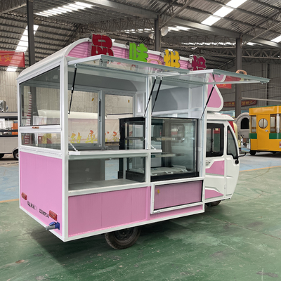 110v/220v Voltage Farms Multiuso Mobile Fast Food Elettrico Snack Triciclo Pedicab