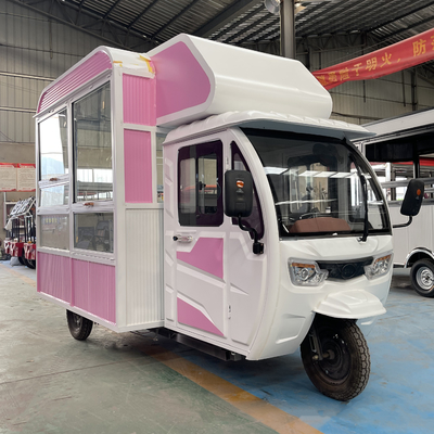 2023 Mobili multiuso elettrici Fast Food Snack Triciclo Pedicab 3 ruote Outlet