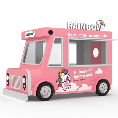 Camionetto alimentare elettrico mobile per bevande fredde gelati e distribuzione di cibo