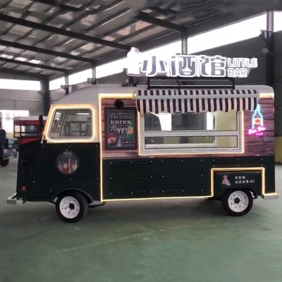Snack Food 2023 Multipurpose Electric Mobile Van Fast Food Catering Drinks Caffè Truck Cart del rimorchio