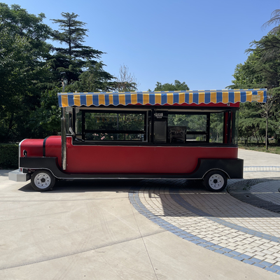Camionetto alimentare elettrico per bevande fredde succhi di frutta birra latte tè caffè e snack