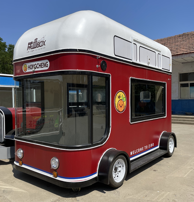 Insalate di frutta Bevande Caffè Latte Tè Birra Gelato Mobile Birra Ritiratore Autobus Camione Carrello