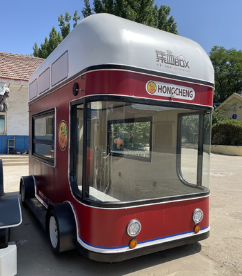 Insalate di frutta Bevande Caffè Latte Tè Birra Gelato Mobile Birra Ritiratore Autobus Camione Carrello
