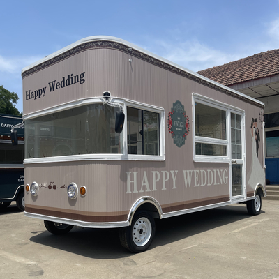 Foto di nozze elettrica mobile Commodity e negozio al dettaglio Food Snack Trailer Boutique Cart