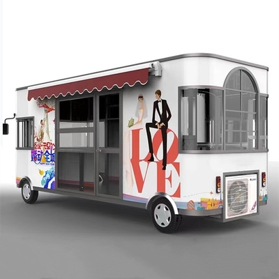 Foto di nozze elettrica mobile Commodity e negozio al dettaglio Food Snack Trailer Boutique Cart