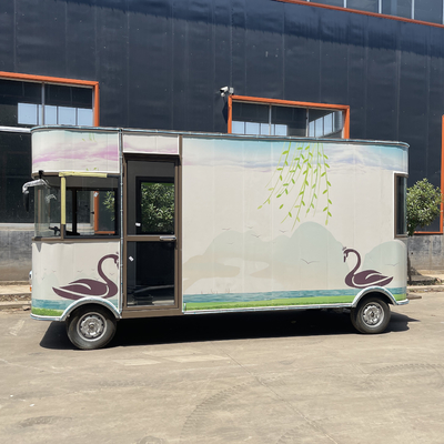 Elettromobile Commodity Retail Fiori Piante Bonsai Shop Truck Trailer per cantine