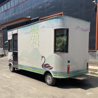 Elettromobile Commodity Retail Fiori Piante Bonsai Shop Truck Trailer per cantine