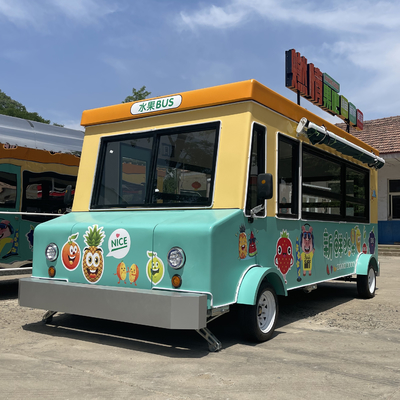 Camionetto di ristorazione multiuso alimentato da batterie per caramelle, frutta, noci e verdura
