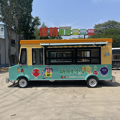 Camionetto di ristorazione multiuso alimentato da batterie per caramelle, frutta, noci e verdura