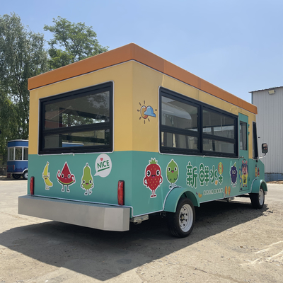 Camionetto di ristorazione multiuso alimentato da batterie per caramelle, frutta, noci e verdura