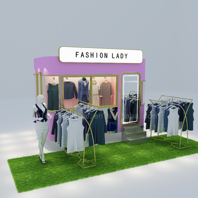 T-shirt di moda elettrica mobile jeans giacca pantaloni camion carrello di rimorchio boutique 3.0kw