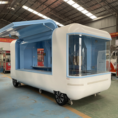 Carrello per snack elettrico e mobile multifunzionale per il mercato al dettaglio
