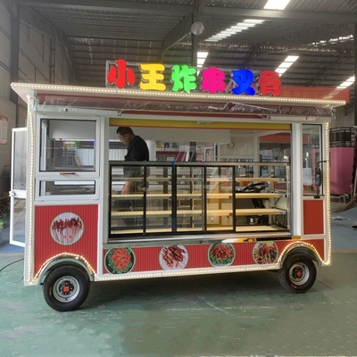 Bevande Bevande Caffè Latte Tè Carrello di snack elettrico mobile con pneumatico a vuoto