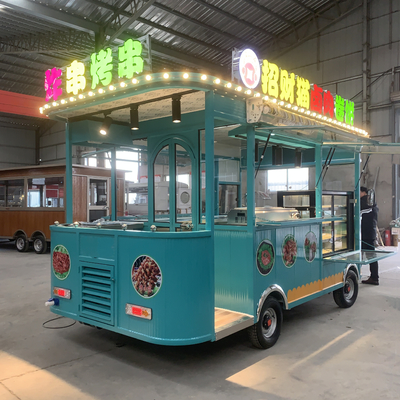 Bevande Bevande Caffè Latte Tè Carrello di snack elettrico mobile con pneumatico a vuoto