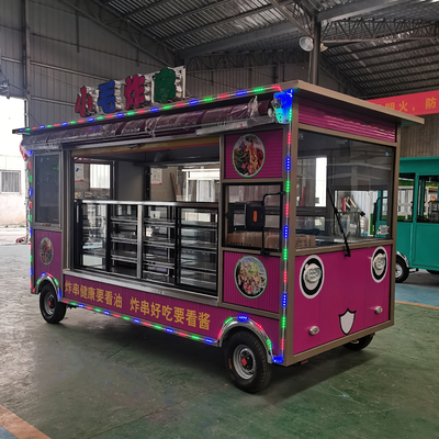 Bevande Bevande Caffè Latte Tè Carrello di snack elettrico mobile con pneumatico a vuoto
