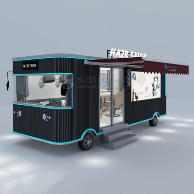 3.0kw Customized Electric Mobile Haircut Salon Van Trailer con design personalizzato