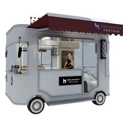 Electric Mobile Haircut Salon Barber Shop Style Design Van Truck Trailer Cart 2023 Outlet