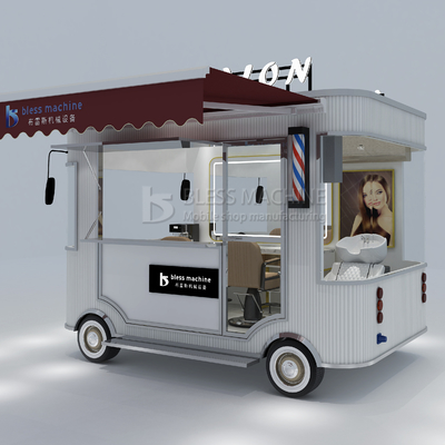Electric Mobile Haircut Salon Barber Shop Style Design Van Truck Trailer Cart 2023 Outlet