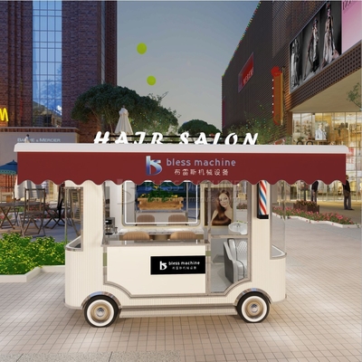 Electric Mobile Haircut Salon Barber Shop Style Design Van Truck Trailer Cart 2023 Outlet