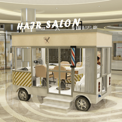 2023 Electric Mobile Haircut Salon Barber Shop Style Design Van Truck Cart rimorchio
