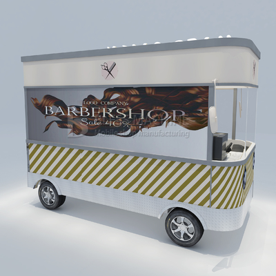 2023 Electric Mobile Haircut Salon Barber Shop Style Design Van Truck Cart rimorchio