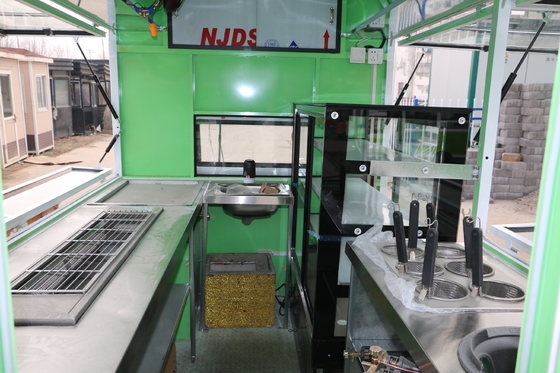 Customized 1.5KW-4.5kw Tre ruote scooter elettrico carrello per il cibo Tuk Tuk mobile cucina triciclo