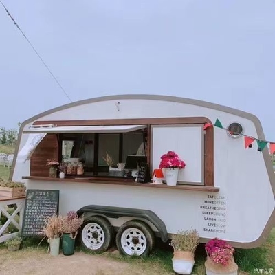 Hotdog Cart gelato birra bar e bevande analcoliche camion alimentare mobile da 600 kg a 1400 kg