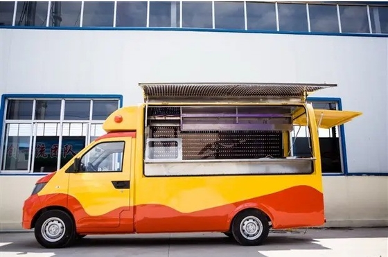 Piccolo carrello della pizza per hot dog con design personalizzato e macchinari a 40 km/h