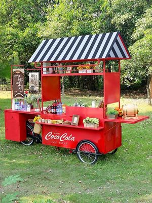 Cartoni da caffè multifunzione Food Trailer Mobile Food Cart Ice Cream Mini Food Truck