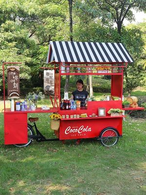 Cartoni da caffè multifunzione Food Trailer Mobile Food Cart Ice Cream Mini Food Truck