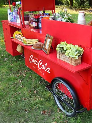 Cartoni da caffè multifunzione Food Trailer Mobile Food Cart Ice Cream Mini Food Truck