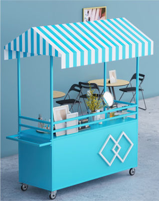 Cartoni da caffè multifunzione Food Trailer Mobile Food Cart Ice Cream Mini Food Truck