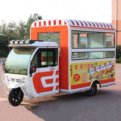 Multipurpose Mobile Electric Fast Food Snack Tricycle Pedicab Tri-Wheeler Outlet 2023