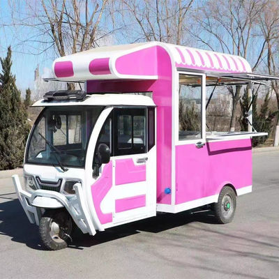 Multipurpose Mobile Electric Fast Food Snack Tricycle Pedicab Tri-Wheeler Outlet 2023