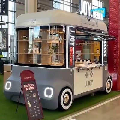 2023 Electric Mobile Commodity Grocery Artigianato Artware Shop Van Truck Trailer Cart per hotel